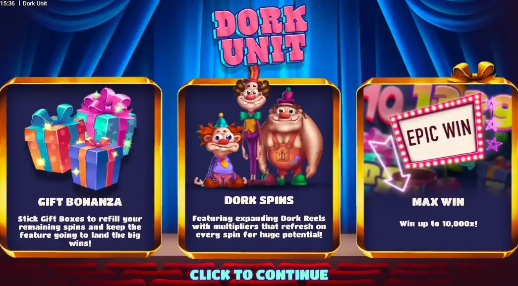 Aperçu de la Machine à Sous Dork Unit